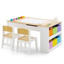COSTWAY Art Table & Art Easel