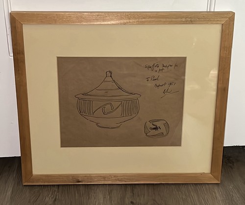 Bernard leach original - bernard, drawing