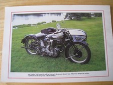 JOHN VENABLES 1930 NORTON CS1 OUTFIT BANBURY RUNS 1987 ADVERT A4 FILE 30