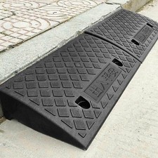 2x Heavy Duty Ramp Kerb Ramps Driveway Car Vehicle Threshold Ramp Curb Tool