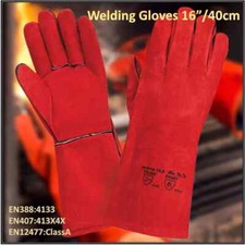 Welding Gloves Heat Resistant BBQ/Oven/MIG/TIG Welder Welder Gauntlets XL