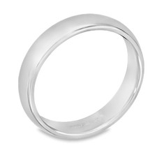 4mm Platinum Medium Weight