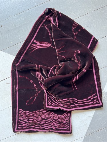 Vintage liberty devore velvet - devore,