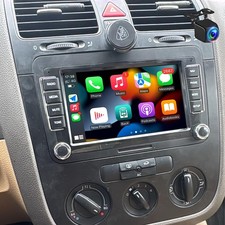 Fits VW Seat Golf Passat Jetta Beetle Tiguan Touran EOS 7”Carplay Car Stereo GPS