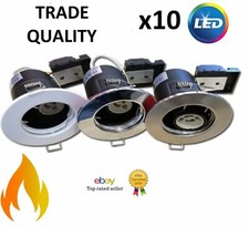 Pack of 10 Recessed Fire Rated