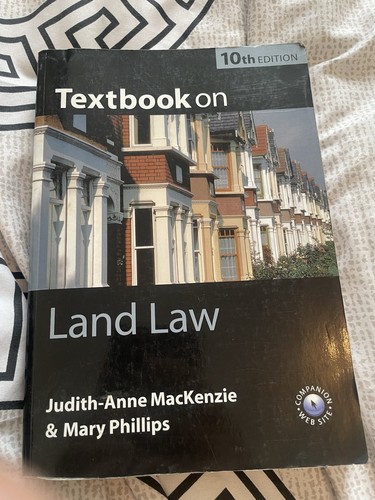 Textbook land law mackenzie - land,
