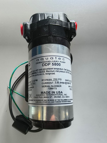 Aquatec pump 250psi - aquatec, by-pass