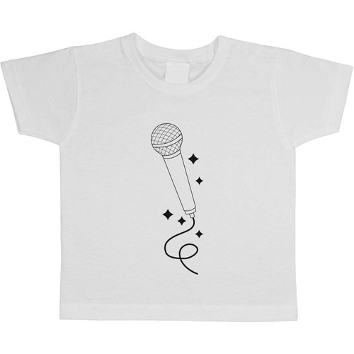 Microphone with glitter - 'microphone, glitter'