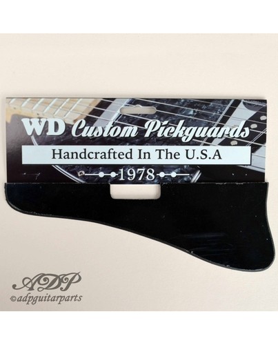 Lefty black pickguard - black, for