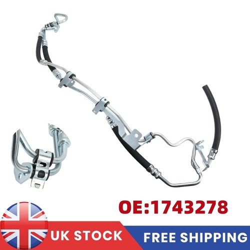 New power steering pipe - steering, nut