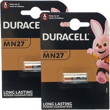 2 x Duracell MN27 A27 27A L828