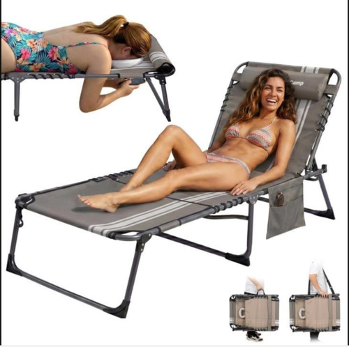 Kingcamp folding deckchair - kingcamp,