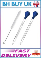 2 x 10ml GLASS PIPETTE &