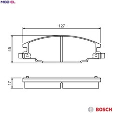 BRAKE PAD SET DISC BRAKE 0 986