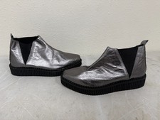 TUK Graphite Unisex Chelsea Creeper Platform Boots Sz 6