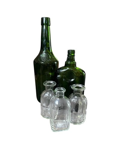Vintage glass bottles 1 - glass,