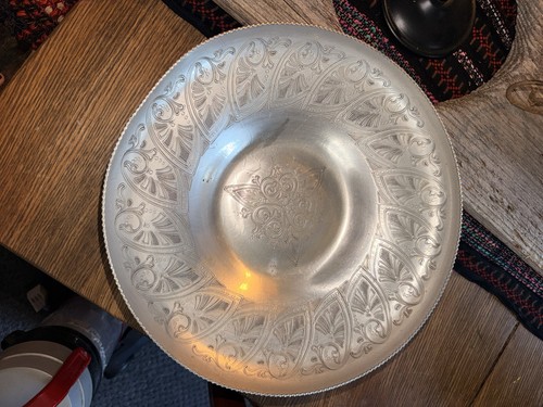 Vintage large wrought - large, aluminum