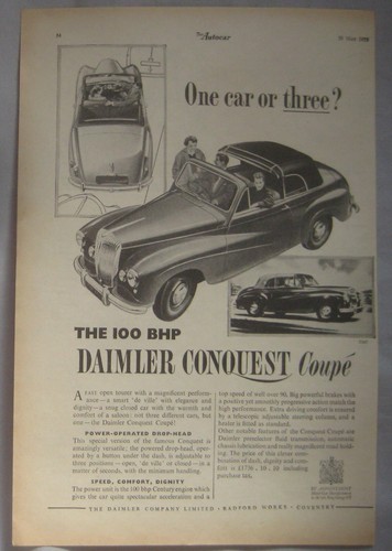 1955 daimler conquest coupe - conquest,