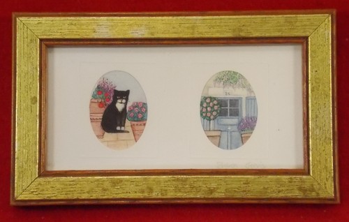 Vintage signed framed - signed,