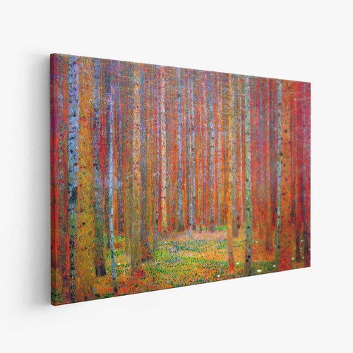 Gustav klimt tannenwald red - gustav,