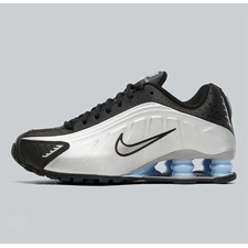 NIKE SHOX R4 JUNIOR METALLIC