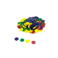 Plastic Solid Bingo Chips