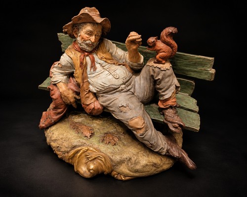 Vintage capodimonte figurine - vintage,