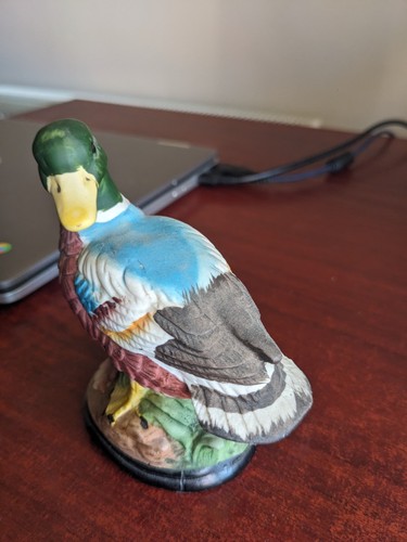 Vintage duck figurine - vintage, mallard