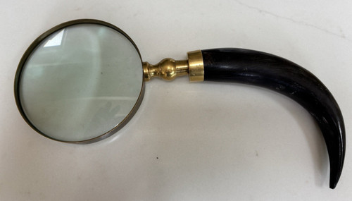 Antique magnifying glass - , in