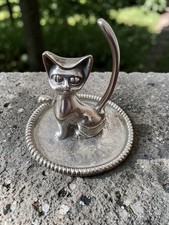 MCM Silver Plated Seba Cat