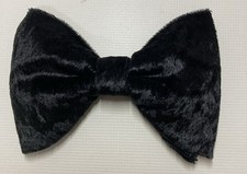 Bow Tie Large Crushed Black