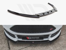 Front Diffuser Splitter V5 Maxton Design Gloss ABS for Ford Focus ST Mk 3.5 