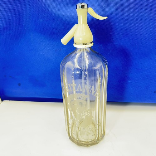 Soda syphon etched britanna - etched,
