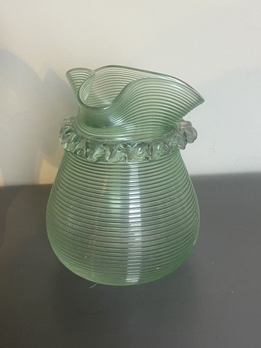 Antique victorian glass vase - victorian,