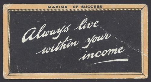 Singleton cole maxims - singleton,