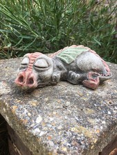 Sleepy Dragon - Garden Ornament  - Hand Cast