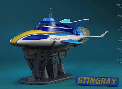 Stingray 1964 submarine resin - 1964,