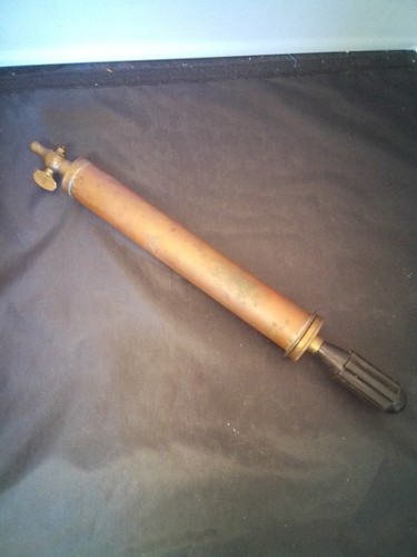 Vintage brass garden - hand, pump