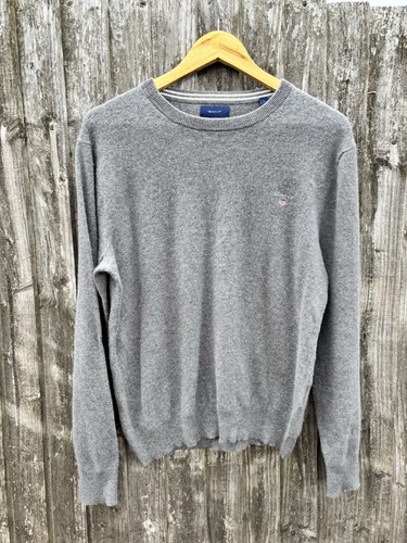 Gant grey superfine lambswool - grey,