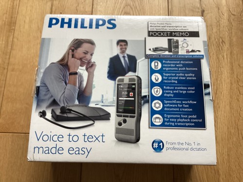 Philips pocket memo dictation - philips,