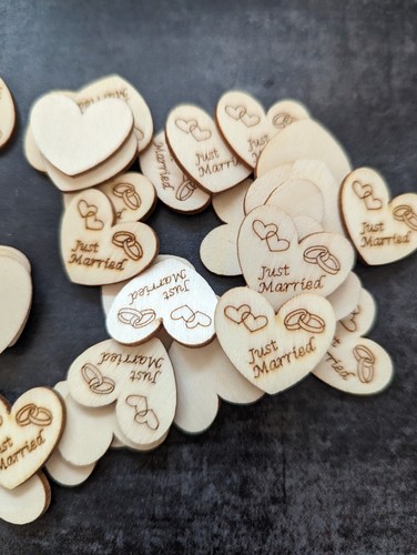 Wooden just married - 50,
