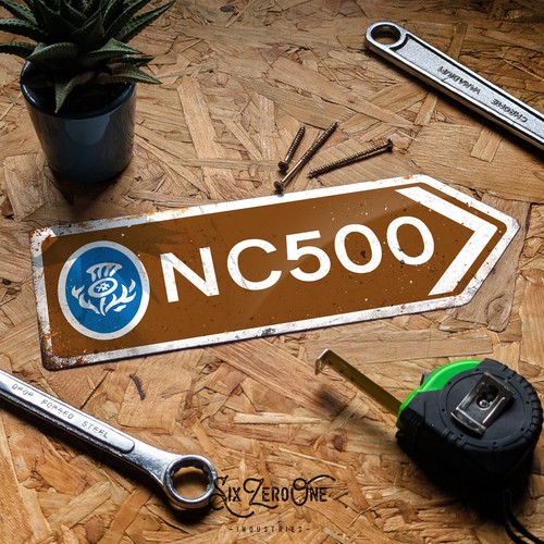 Nc500 arrow metal road - road, sign