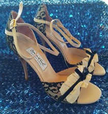 Comme il Faut tango shoes heels ~ Buenos Aires Argentina ~ black lace ~ size 37