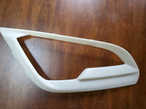 Front bumper primed clear - primed, fog