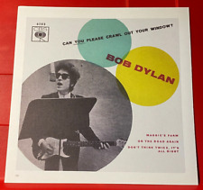 Bob Dylan Can You Please Crawl Out Your Window Record Art PICTURE/PRINT 7.5"x7.5