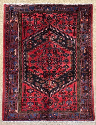 Vintage zanjan hand knotted - zanjan,
