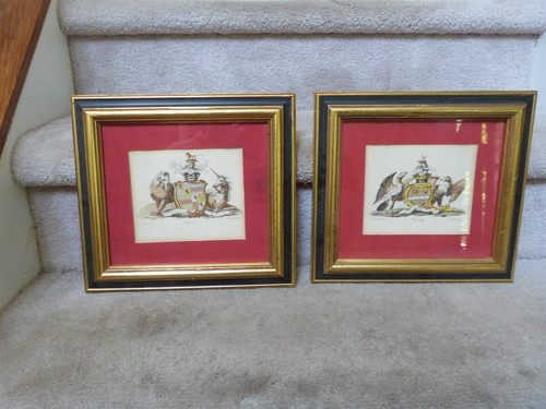 Tinted engraving print - tinted, royal