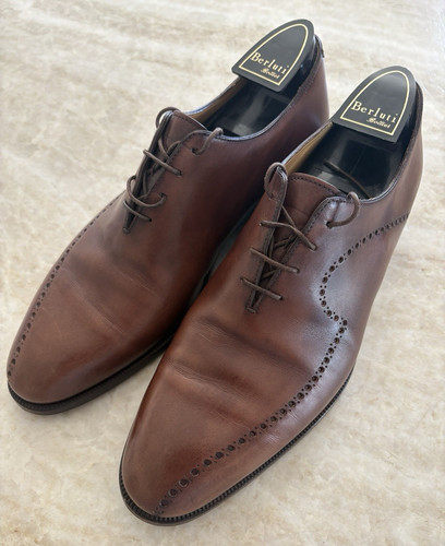 Berluti brown leather - leather, one