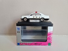 Epoch MTech 1/43 Nissan Cedric Patrol Car - Black/White - 1996 - MP-03