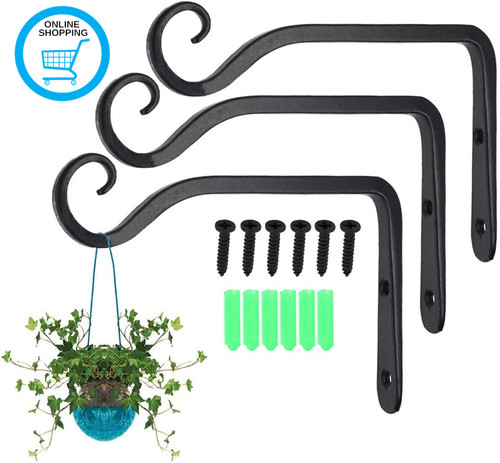 3pcs hanging basket bracket - 3pcs,